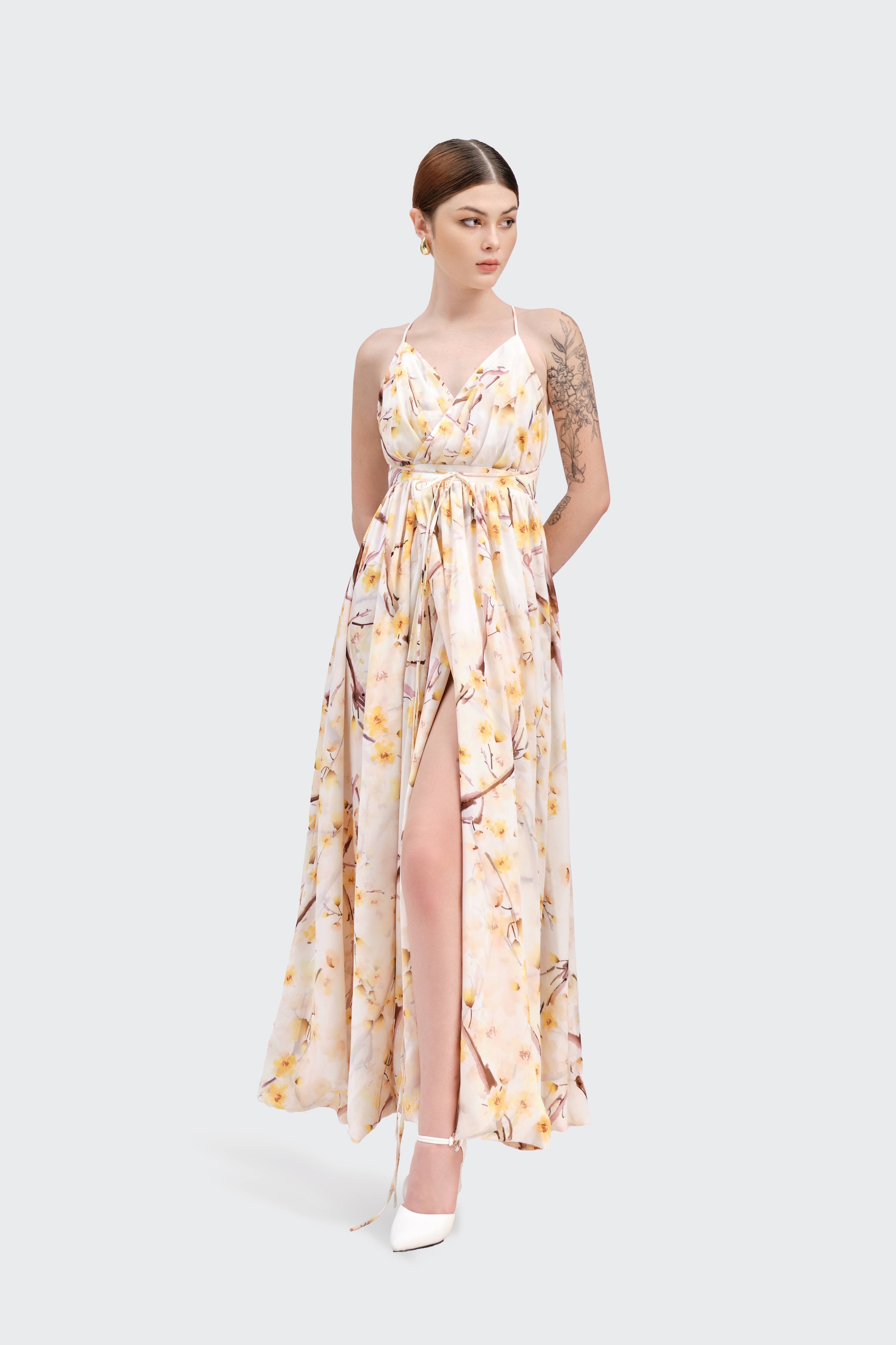 Ochna Blossom Maxi Dress